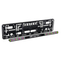 Kennzeichenhalter Colour-You: Werbeleiste mit Ihrem Druck, 4C-Digitaldruck 