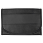 Wagenpapiertasche Look Plus: mit geräumigem Hauptfach  Schwarz/Schwarz