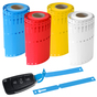 Schlaufenetiketten PVC-Schlaufenanhänger L 160 x B 12,7 mm, 1000 Stk. auf Rolle Weiss: 1000 Stk