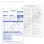 Werkstattauftrag A4 mit Arbeitskarte: 3-fach durchschreibend Blatt 1+2 mit AGB 