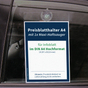 Preisblatthalter A4 mit 1x Maxi-Haftsauger: für A4 Infoblatt aus Acrylglas 