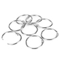 Metall-Klappringe Schlüsselringe zum Aufklappen: Ø 38 mm, ( VPE = 25 Stück ) 