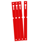Schlaufenetiketten PVC-Schlaufenanhänger L 160 x B 12,7 mm, 1000 Stk. auf Rolle Rot: 1000 Stk.