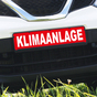 Miniletter Standard: Kennzeicheneinleger 1,5 mm stark, Motiv: Klimaanlage 