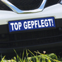 Miniletter Standard: Kennzeicheneinleger 1,5 mm stark, Motiv: Top Gepflegt 