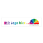 Miniletter Colours: Werbeschild Individual: 4C-Digitaldruck, 1,5 mm stark 