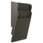 Fächersystem Multi-S 2 Fächer für DIN A4, Griffsicht-System Hochformat, Metall Umbra