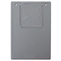 Auftragstasche A4 Colorado: Werkstattmappe, Auftragsmappe mit Schlüsseltasche Silbergrau