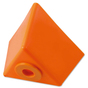 Leitzahlträger magnetisch, wetterfest: Neutral / Blanko  Orange/Blanko