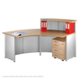 Empfangstheke TK2 Concept: Set aus Theke und Anbautisch, 45 Grad abgewinkelt 