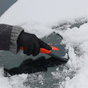 Eiskratzer Icebreaker: High-Tech Material aus zwei Materialkomponenten Griff Rot