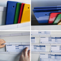 Plantafel Allround: für DIN A4, mit 7 Reihen (6+1 Reihe) mit Metallrahmen 