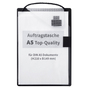 Auftragstasche A5 Top-Quality: verstärkte Schlüsseltasche, mit Klettverschluß für A5: Schwarz