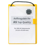 Auftragstasche A5 Top-Quality: verstärkte Schlüsseltasche, mit Klettverschluß für A5: Gelb