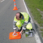 Faltleitkegel Profi bis 750 mm Höhe ausziehbar