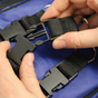 Schlüsseltasche 10 Schlüsselplätze, Karabinerverschlüße, Reißverschluß 