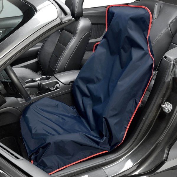 Sitzschoner Autositz Werkstattschoner, waschbar bis 50°C, wiederverwendbar  Blau/Rot